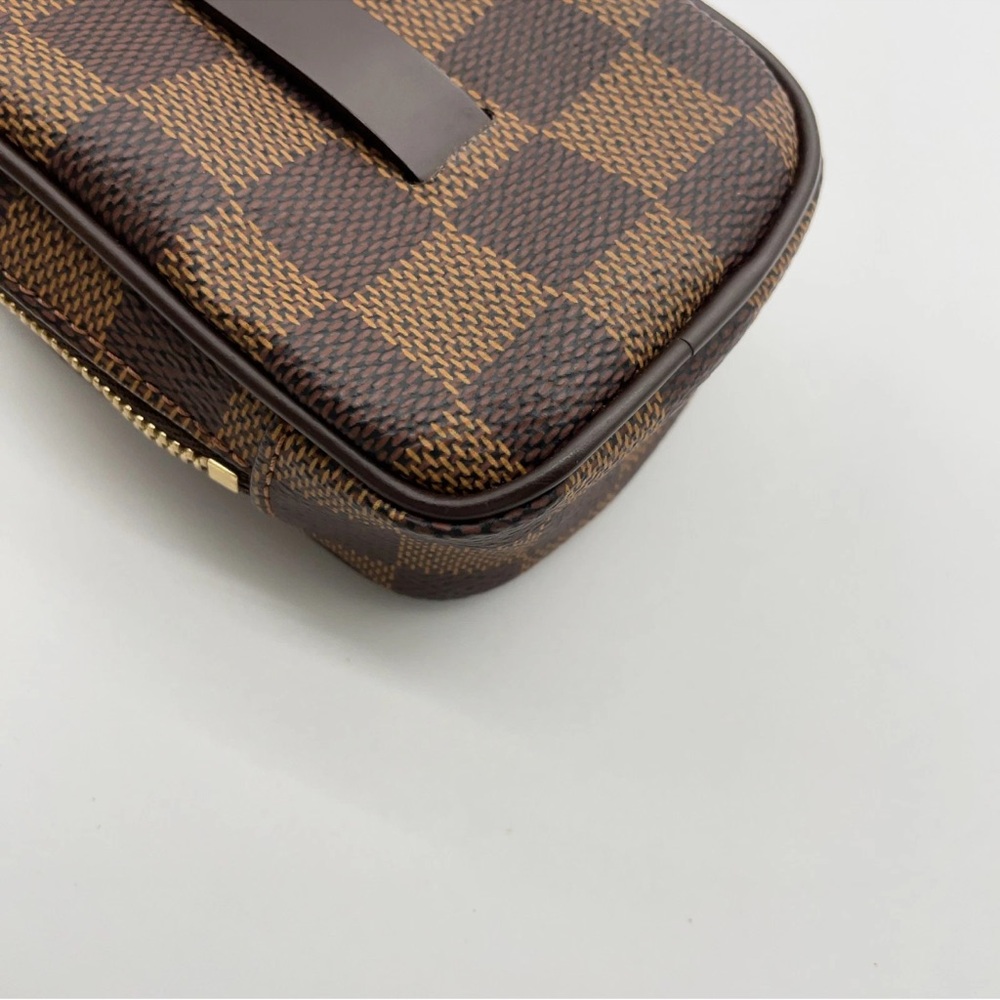 Auth Louis Vuitton Ebene Etui Okapi PM M61738 Shoulder Pouch W/Box/Strap - Picture 14 of 15